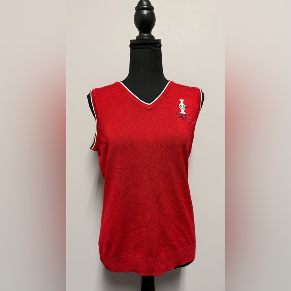 NWT 2011 Solheim KILLERN Ireland USA Vest GOLF Patriotic